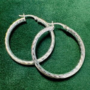 Sterling Silver Hoop Earrings